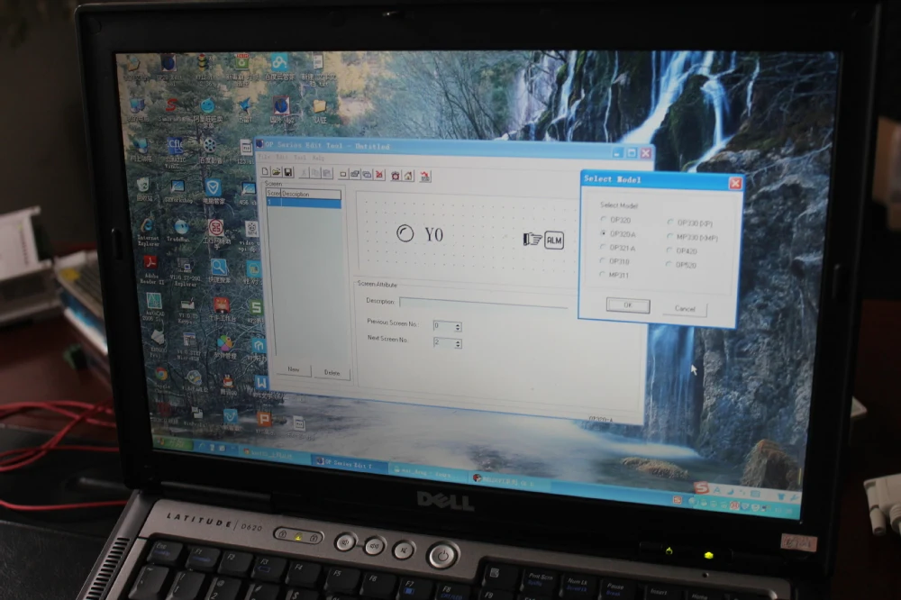 Текстовый дисплей MD204L OP320-A экран дисплея HMI с RS232/RS422/RS485 для различных ПЛК, поддержка modbus протокол 3X 4X