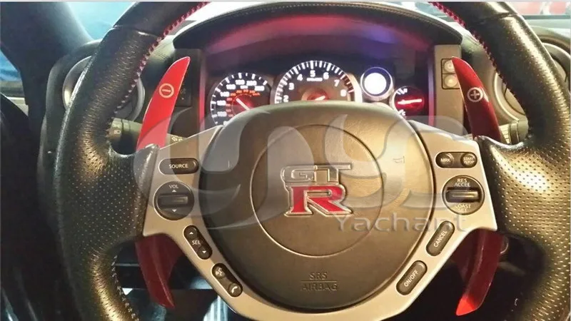 Удлиненное весло переключения передач для соревнований подходит 08-16 R35 GTR GTR35 в