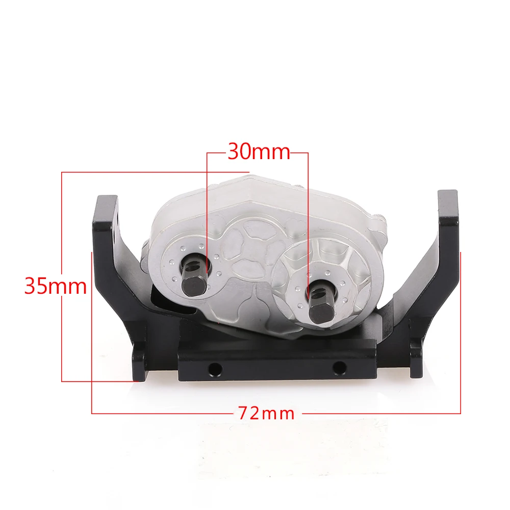 Металлический чехол с 72 мм креплением DIY модель для 1/10 RC4WD RC Crawler TRAXXAS SCX10 D90 REDCAT AXIAL