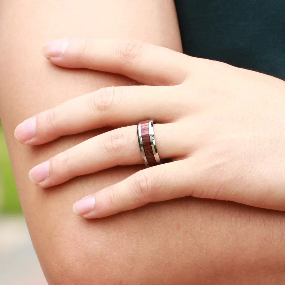 100% настоящий вольфрам твердосплавное кольцо мужское свадебное ретро стиль