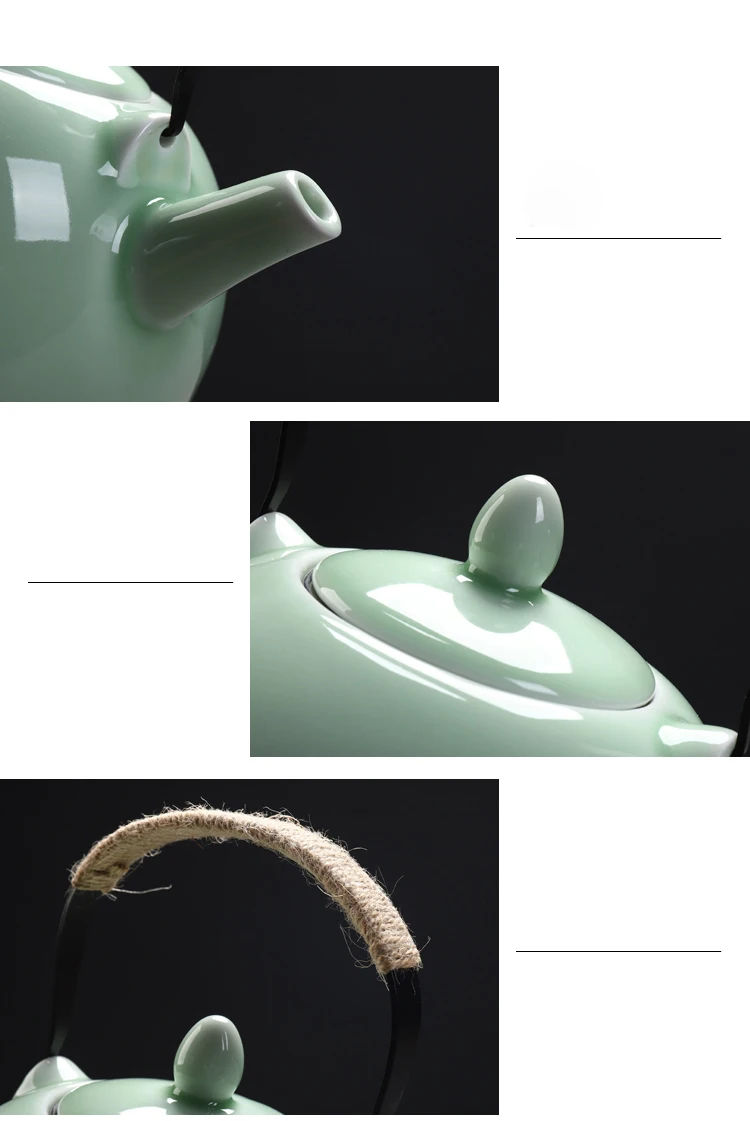 TANGPIN большой емкости celadon чайник керамический чайник китайский чайник посуда для напитков 2000 мл