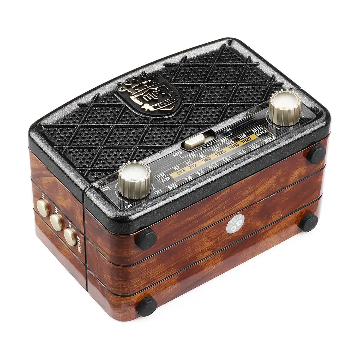 Мини 5 Вт Портативный ретро винтажный bluetooth динамик Мультимедиа Hi-Fi стерео