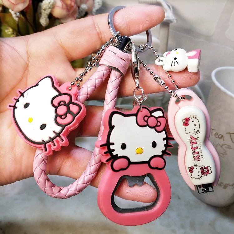 Hello kitty Банни брелок прекрасный открывалка для бутылок Использование пряжки Kt