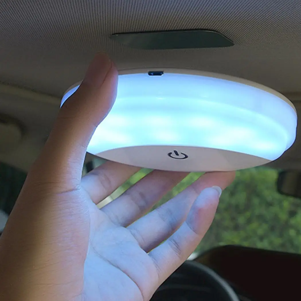 Rechargeable LED Light Car Roof Ceiling Reading Lighting 320mAh Home, Car, etc Lamp 4-5 Hours Magnetic 4 Hours