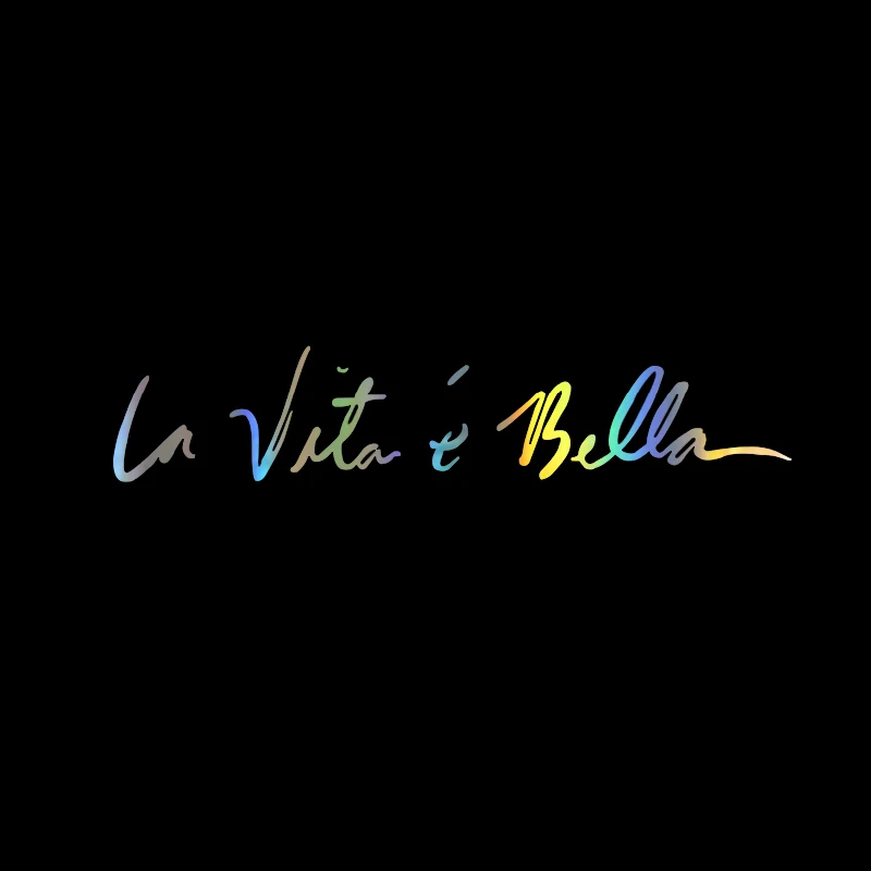 Stickers on Car Styling 40*8cm New Style Life Is Beautiful Car Stickers Funny Vinyl Decal Motorcycle Auto Stickers and Decals