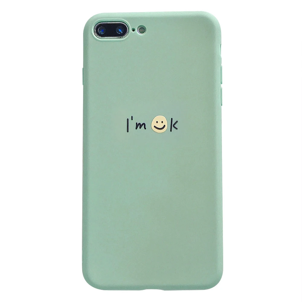 Простой чехол для iPhone X XS Max Xs мягкий из ТПУ 7 Plus 8 6 6s противоударный милый телефона |