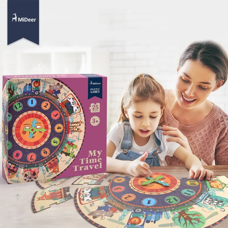 

Mideer My Time Travel Puzzle Baby Early Learning Educational Toys for Children Kids Birthday Gift