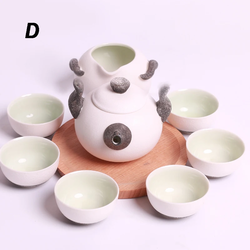 Shinetea снег глазурь керамика кунг-фу фарфор чай комплект горшок супница подарок