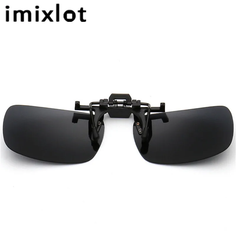 IMIXLOT поляризованные солнцезащитные очки клип на онлайн 2 размера вождения линзы