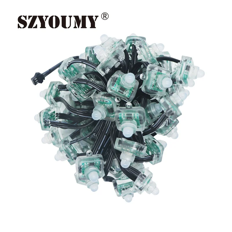 SZYOUMY квадратный тип DC12V 5В 12 мм WS2811 Светодиодный пиксельный узел светильник