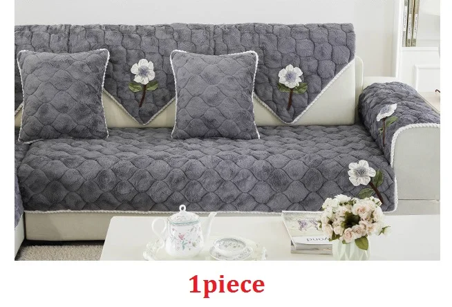 03 color 1PCS Многоразмерный пасторальный дизайн, чехол для дивана, полотенце, сделай сам, Цветочный декор, плюшевый чехол для дивана, чехол для гостиной, диванные коврики, 4 цвета - Цвет: 03 color 1PCS