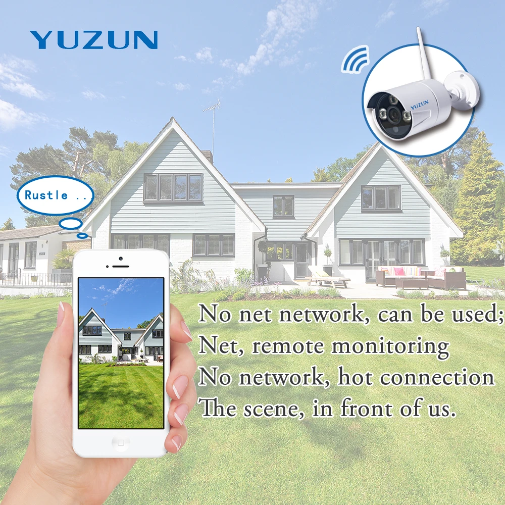1080P IP камера видеонаблюдения беспроводная wi fi видеокамера уличная ONVIF P2P IR CUT