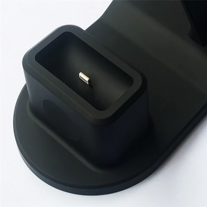 Быстрая 3 в 1 Qi Беспроводная зарядная подставка для IPhone AirPods Apple Watch, док-станция для зарядки зарядное устройство для Apple Watch серии и iPhone