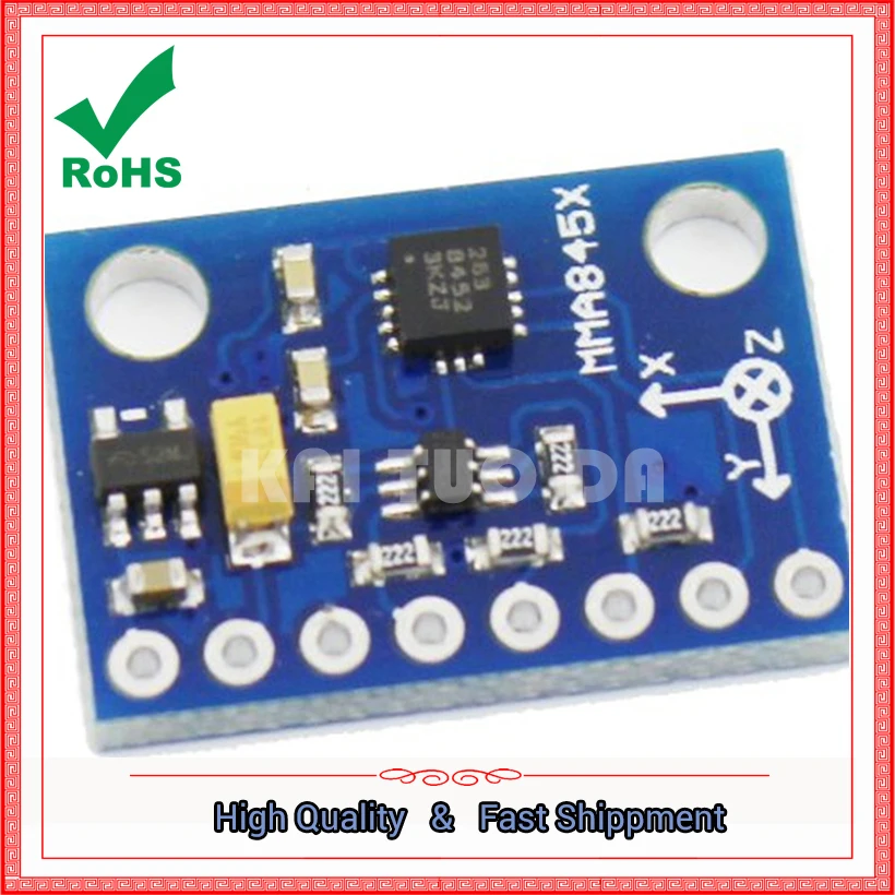 MMA8452 module digital triaxial tilt GY-45 board | Электронные компоненты и принадлежности