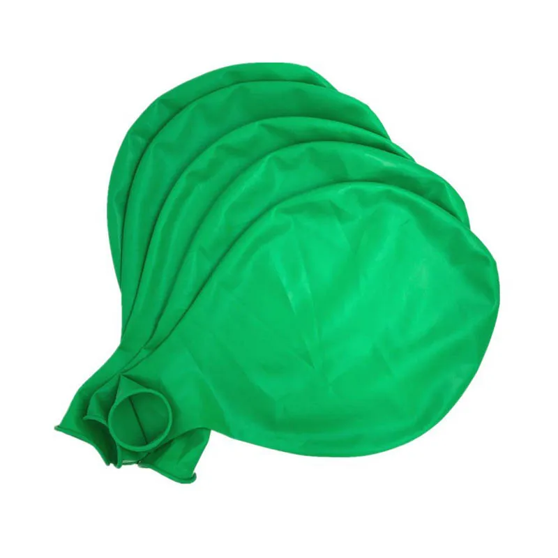 Green balloon 36 дюймов круглый латексный гигантский воздушный шар "Конфетти" тюль большие плотные воздушные шары воздушный день рождения год Рождественские Свадебные украшения - Цвет: Green balloon