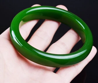 002014 натуральный Hetian зеленый JADE Jasper женский браслет jadeite китайский Изумрудный |