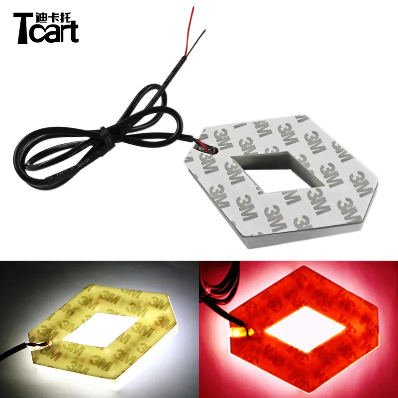 Tcart 1 компл. 9 4*7 5 см Авто Передняя Эмблема лампы 4D Логотип автомобиля значок маркер