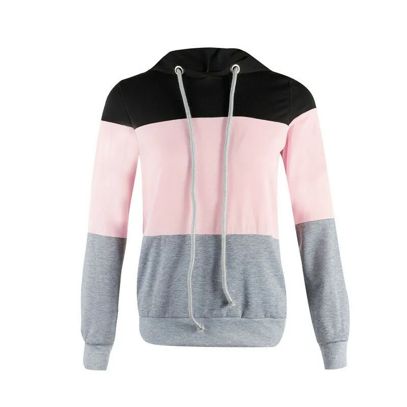 Женские повседневные свитшоты в стиле пэчворк новые модные весенне-осенние Топы