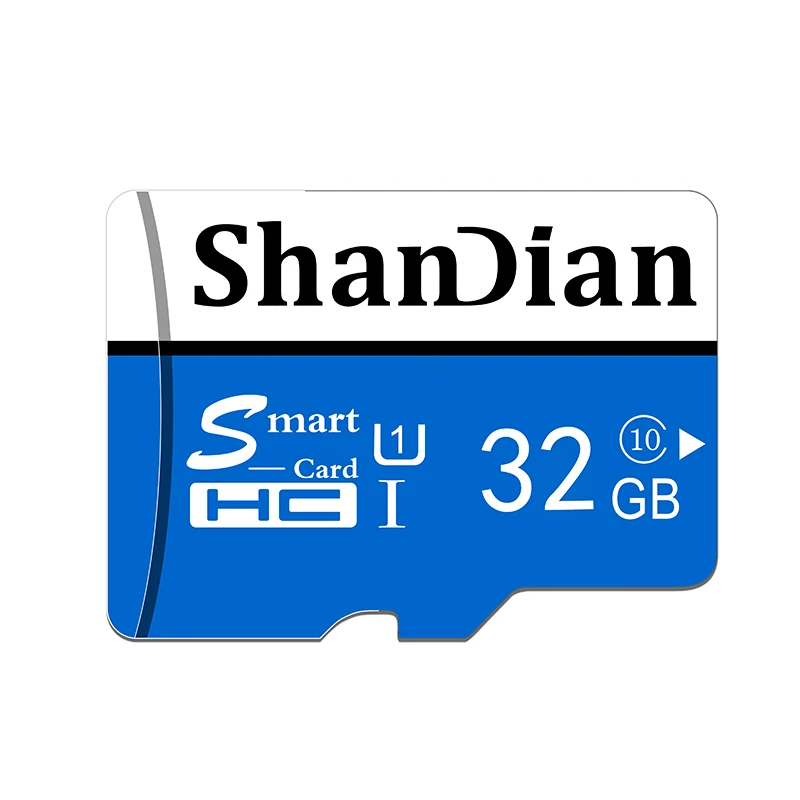 C ShanDian, карта памяти SD, реальная емкость, 4 ГБ, 8 ГБ, 16 ГБ, 32 ГБ, красная карта памяти Microsd TF, флеш-накопитель, карта памяти, новинка - Capacity: C