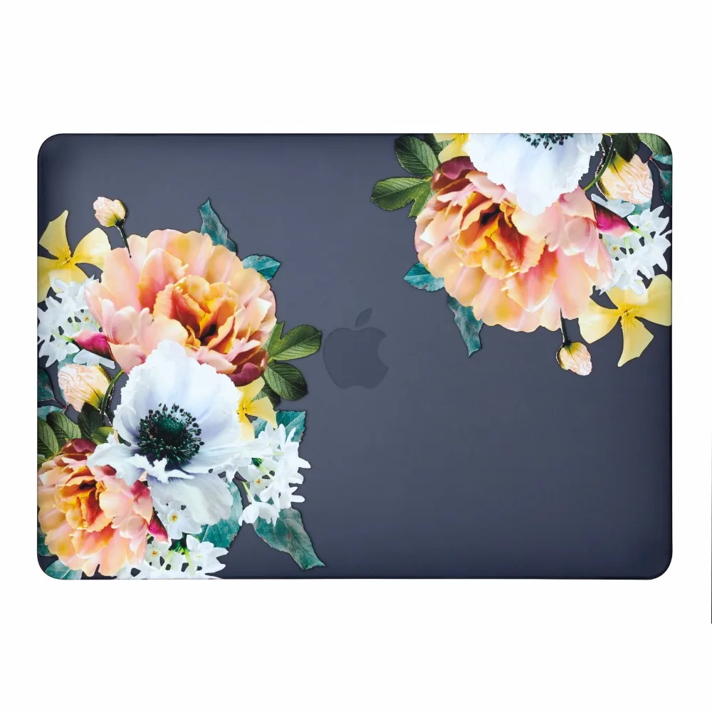 Новый чехол с резиновым покрытием листьями для MacBook air 13 3 дюйма A1466 A1369 Retina корпуса
