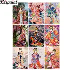 Картина-кимоно для алмазной вышивки, квадратнаякруглая