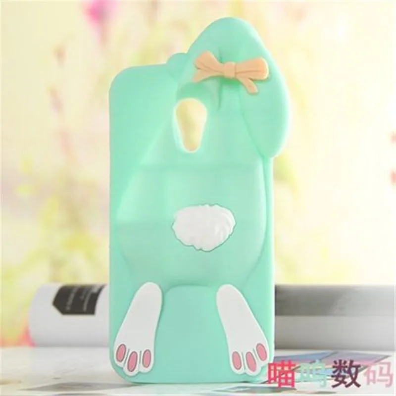 Милый силиконовый чехол с 3D рисунком зайчика из мультфильма для телефона Motorola Moto