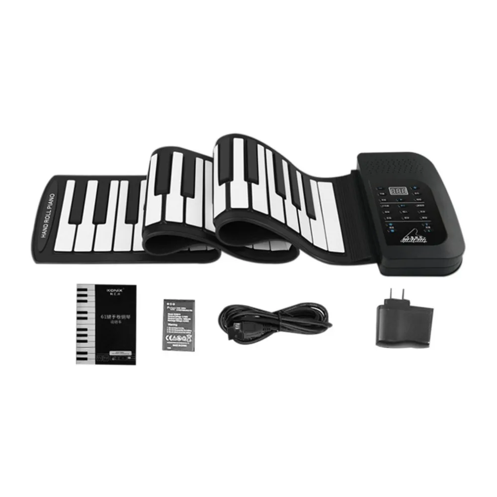 61 клавиша электронная клавиатура MIDI для рояля 128 синтезированных тонов|keyboard