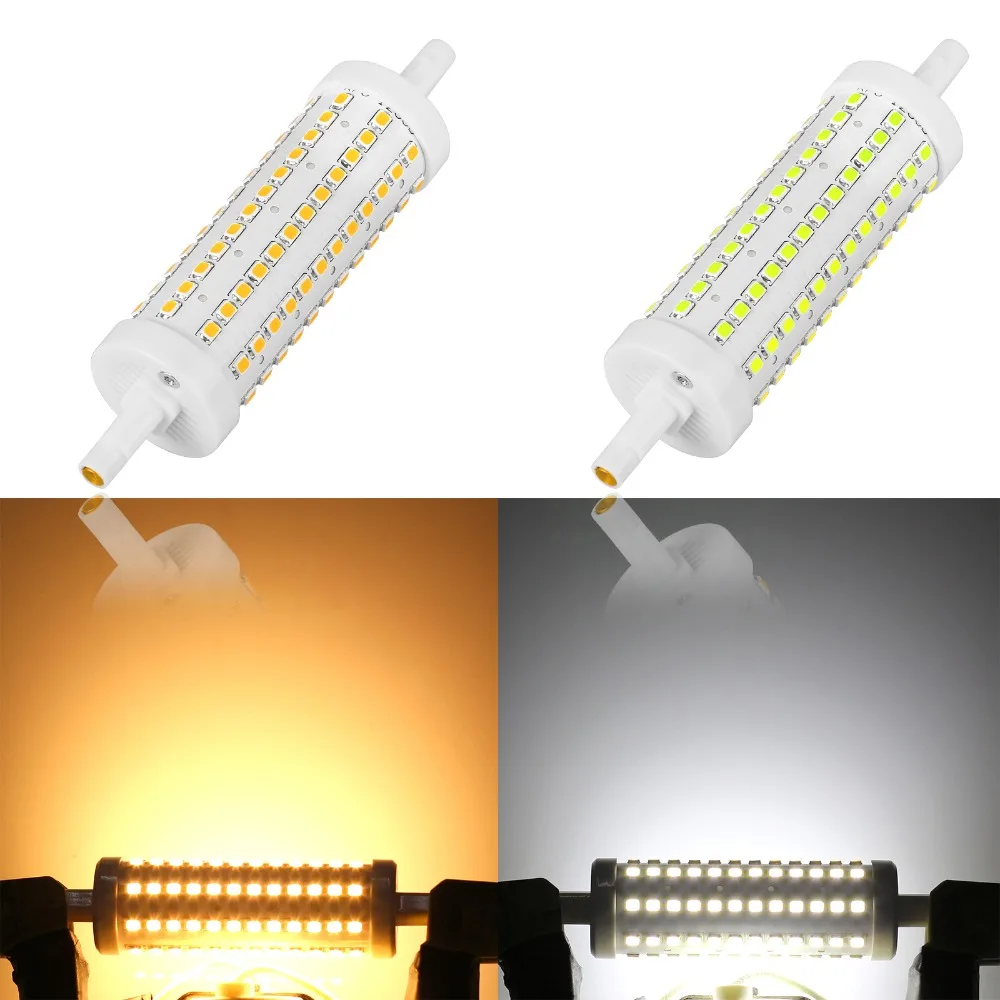 Луч 118 мм R7S 2835SMD 14 Вт 108LED горизонтальные лампы с регулируемой яркостью лампа