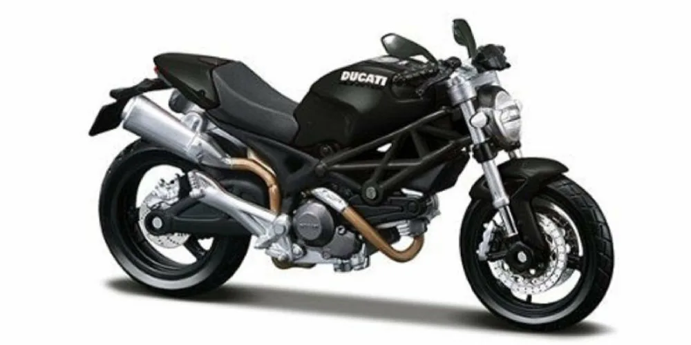 

Черный мотоцикл MAISTO 1:12 DUCATI Monster 696, литая модель, новинка, в коробке
