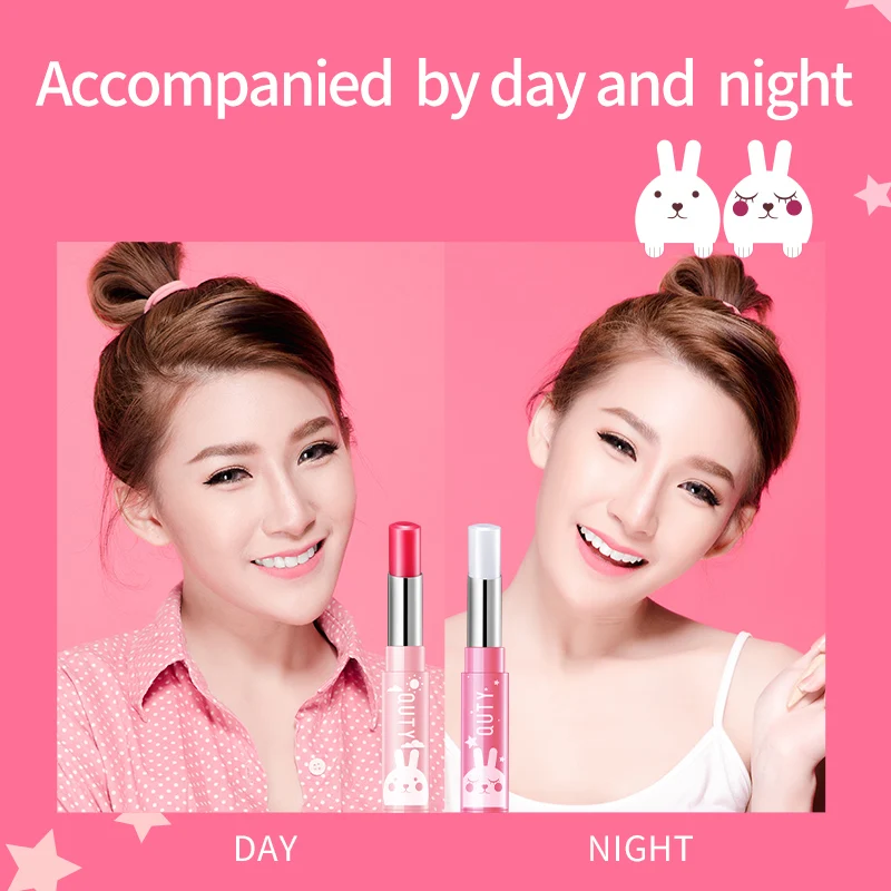 Qdsuh 2pcs/set Natural Makeup Lipbalm Lip balm Lipstick Care Set Moisturizing Nourishing Repair lip wrinkles baby lips | Красота и