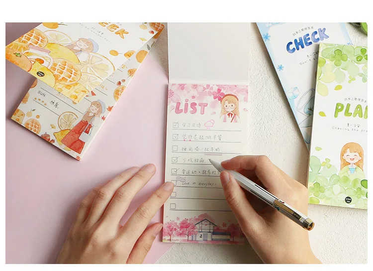 40 листов Kawaii Star Cherry Bloosoms N times липкий блокнот для заметок зажим для заметок бумажные вкладки бумага лария сделать список канцелярские принадлежности
