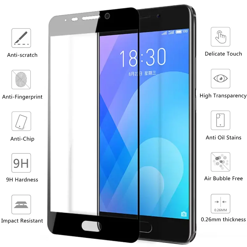 Защитное стекло для Meizu M6 Note защитное на Maisie M5 M3 M8 не закаленное защита экрана M 3 5 6