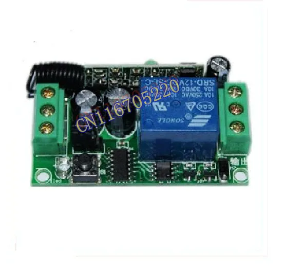 Бесплатная доставка междугородний DC 12Votage 10A 1CH RF беспроводной передатчик и модуль