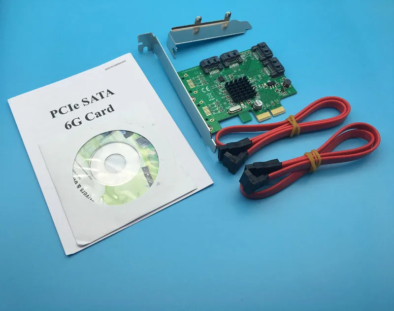 4 портовый контроллер SATA 3 0 Raid Card SATA3 PCI Express 6 Гбит/с поддержка порта RAID 1 10|raid 0|port sata4