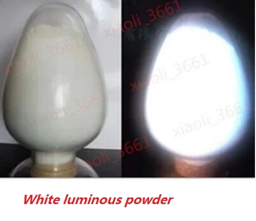 Бесплатная доставка белый светящийся цветной порошок фосфорный пигмент в