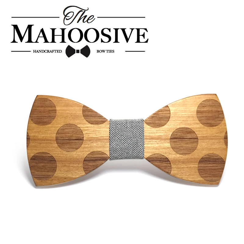 Мужской галстук бабочка Mahoosive классический деревянный ручной работы|bow tie for men|bow