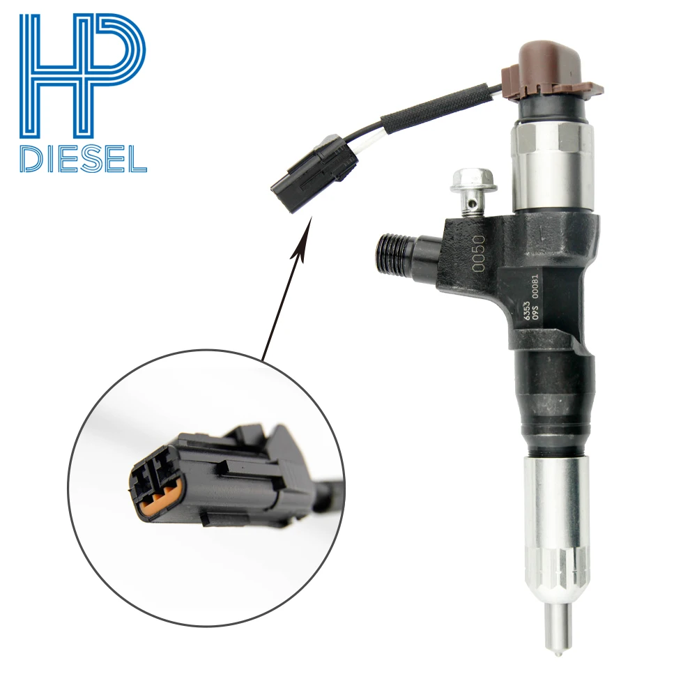 Лучшая цена common rail дизельный инжектор 095000-6353 для Denso костюм сопла DLLLA155P848