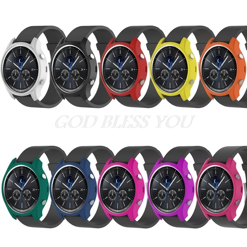 

Soft Silicone Cover Case For Samsung Galaxy Gear S3 Classic SM-R770 Smart Watch Dropshipping