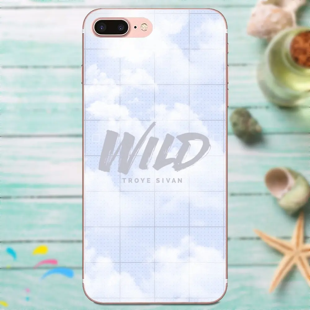 Troye Sivan Wild Lyrics Lockscreen TPU чехол для телефона Samsung Galaxy Note 5 8 9 S3 S4 S5 S6 S7 S8 S9 S10 mini Edge Plus