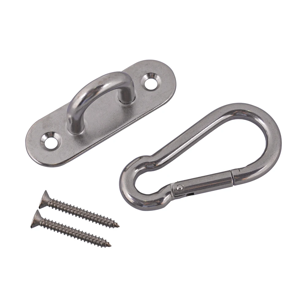 M8 Потолочный крюк гамак качели Крытый уличный карабин с саморезами для йоги стул