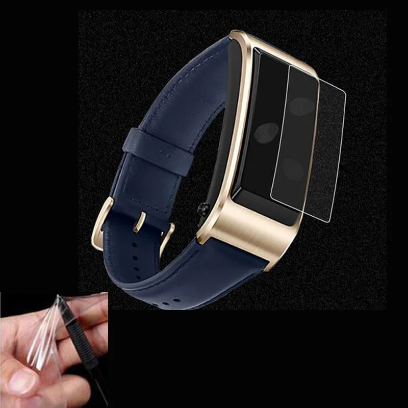2 шт Анти шок мягкая ТПУ Прозрачная защитная пленка для Huawei TalkBand Talk Band B5 смарт