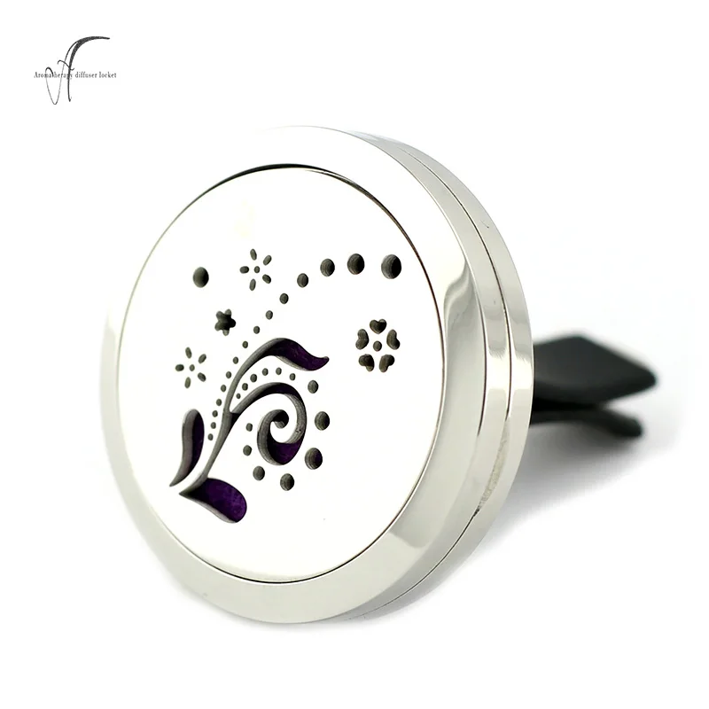 316L Stainless Steel Perfume Pendant Magnetic MAMA bear car clip Locket Air Freshener Aromatherapy Diffuser with pads | Украшения и