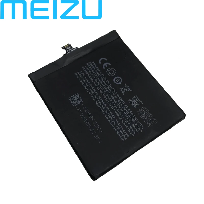 100% оригинальный аккумулятор Meizu 3060 мач BT53S для Note Pro 6S стандартная