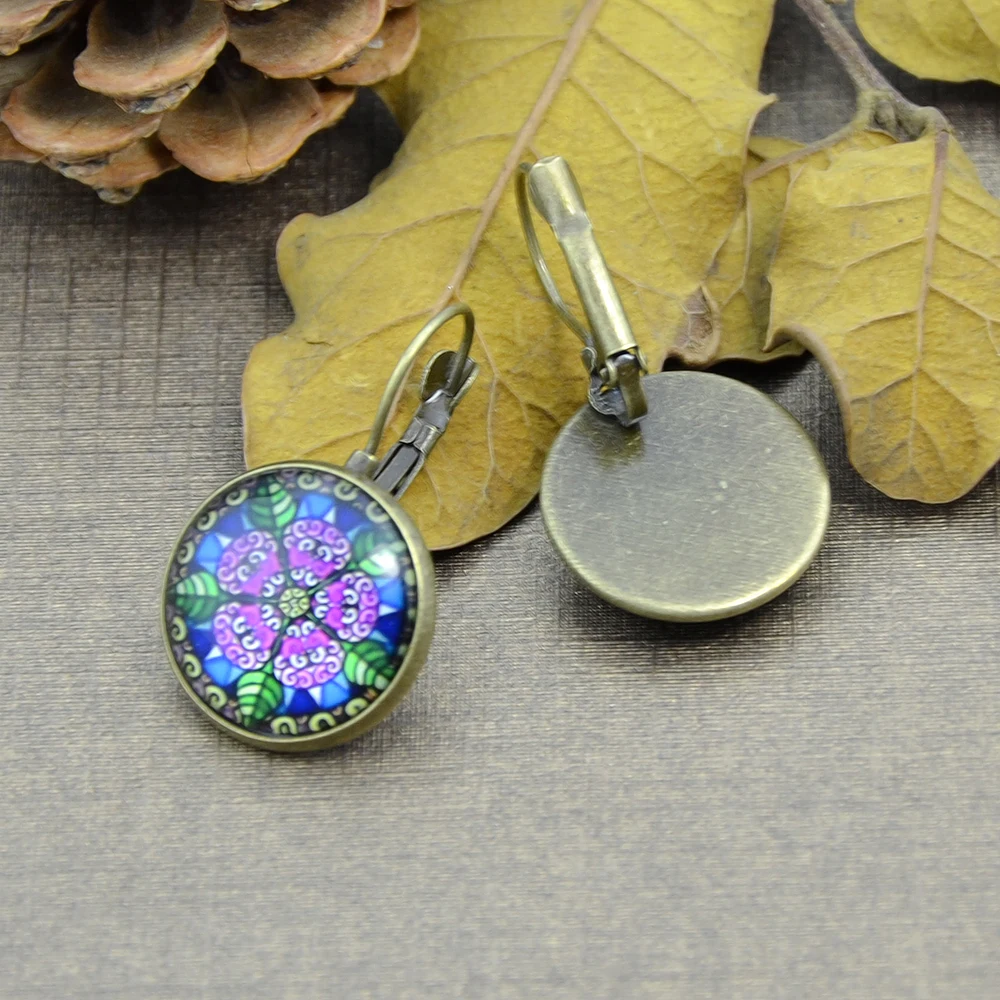 Boho Серьги Винтаж Этническая Стиль ювелирные изделия бронза серебро Цвет