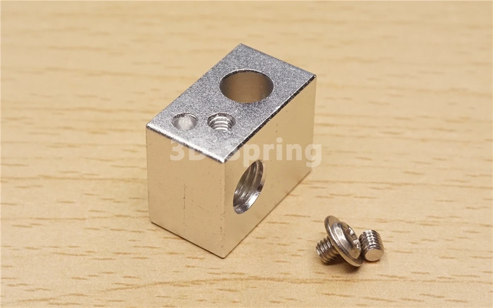 MK10 тепловой блок M7 резьба для Makerbot 2 поколения экструдер Hotend алюминий 20*16*11 5 мм 3D