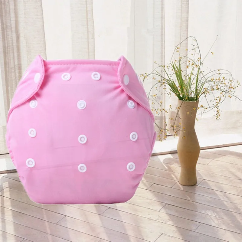 Pink Детские подгузники, Моющиеся Многоразовые памперсы, тканевые подгузники, водонепроницаемые детские подгузники для новорожденных, зимние и летние подгузники - Цвет: Pink