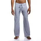 Новинка 2019, сексуальные мужские штаны для йоги, пижама со льдом, Мужские штаны для сна, домашняя пижама, ночные банные брюки, одежда 6 цветов