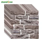 3D обои с кирпичным камнем, 30 х30 см, ПВХ, самоклеящиеся, для гостиной, спальни, ТВ, фона, украшения для дома