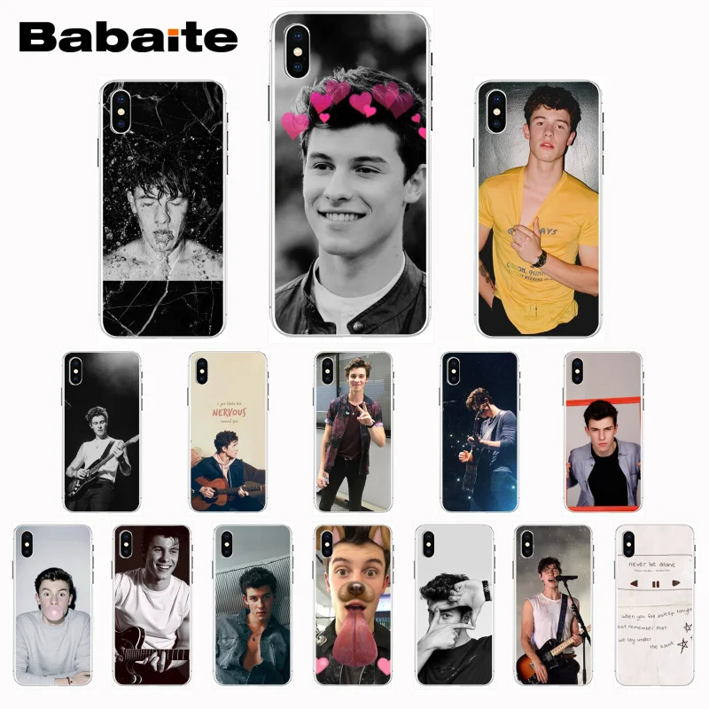 Babaite Shawn Mendes Новое поступление чехол для мобильного телефона iPhone Xr XsMax 8 7 6 6S Plus Xs X 5
