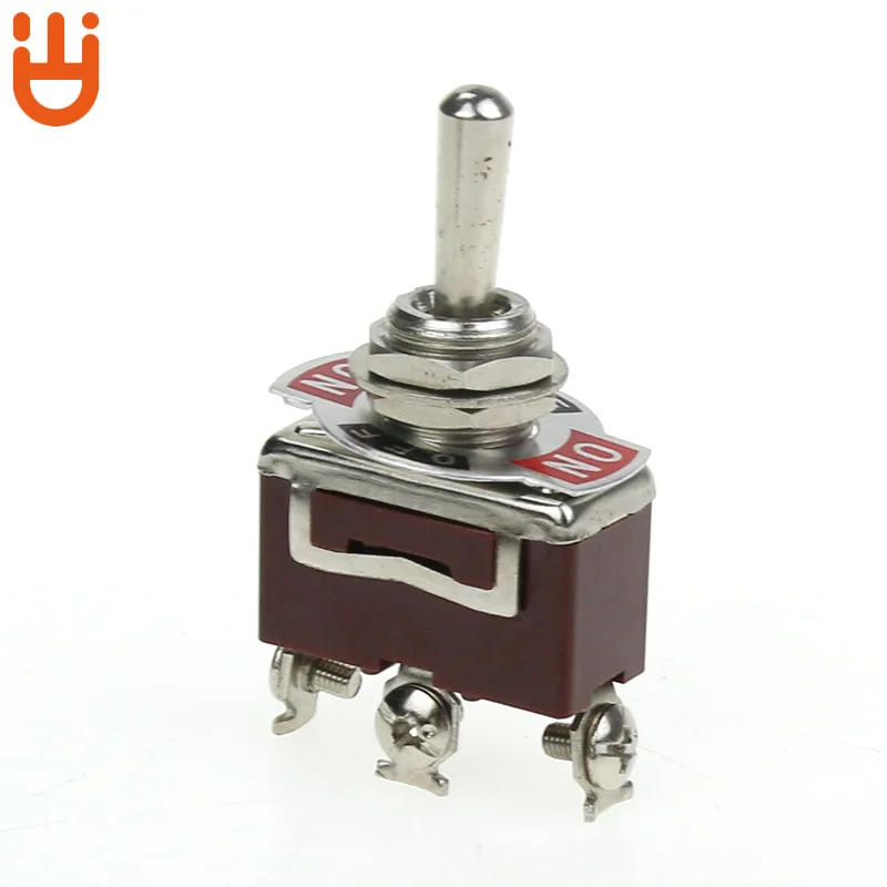 Кнопочный переключатель 123 серебряные контакты двусторонний